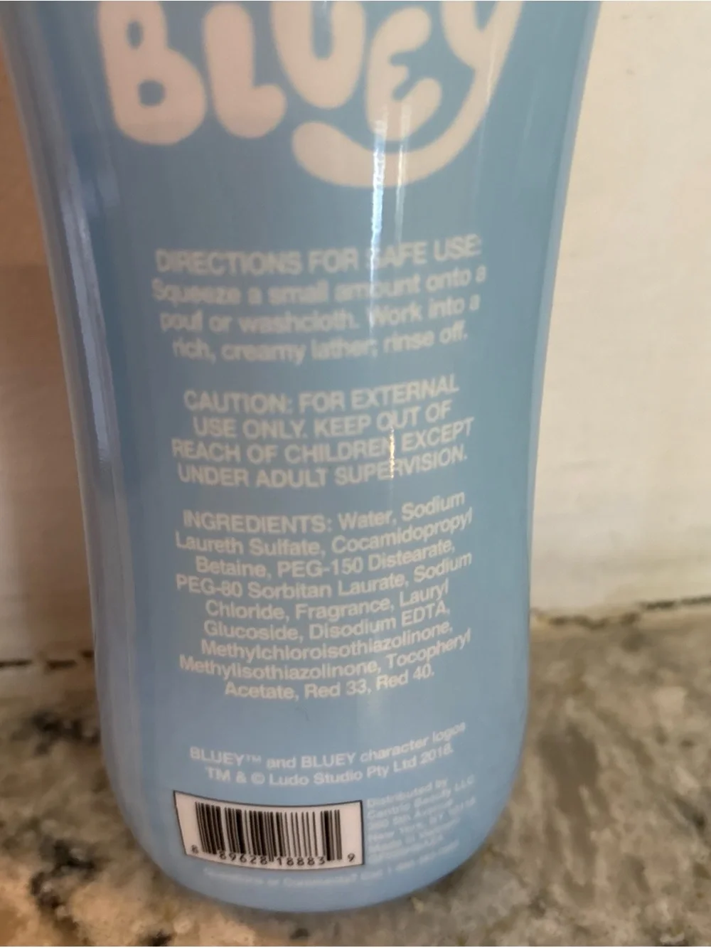 Bluey Kids Body Wash - Orange Cap